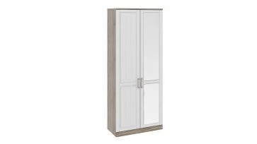 Шкаф для одежды с 1-ой глухой и 1-ой зеркальной дверями «Прованс» СМ-223.07.025R