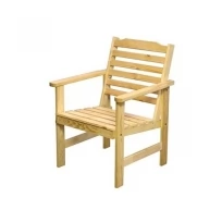 Кресло садовое стэнхамн с наклоном сиденья/спинки, 64x62x84см, неокрашенное